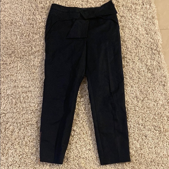 Ted Baker Black Ankle Cropped Pants Size 2 - Picture 1 of 6